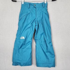 The North Face Snow Pants Boys 5 Blue HyVent Insulated Waterproof Ski Winter